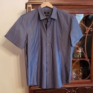 Beautiful Hugo Boss short sleeve button down shirt